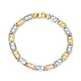 Fancy Open X Link Bracelet - Dracakis Jewellers